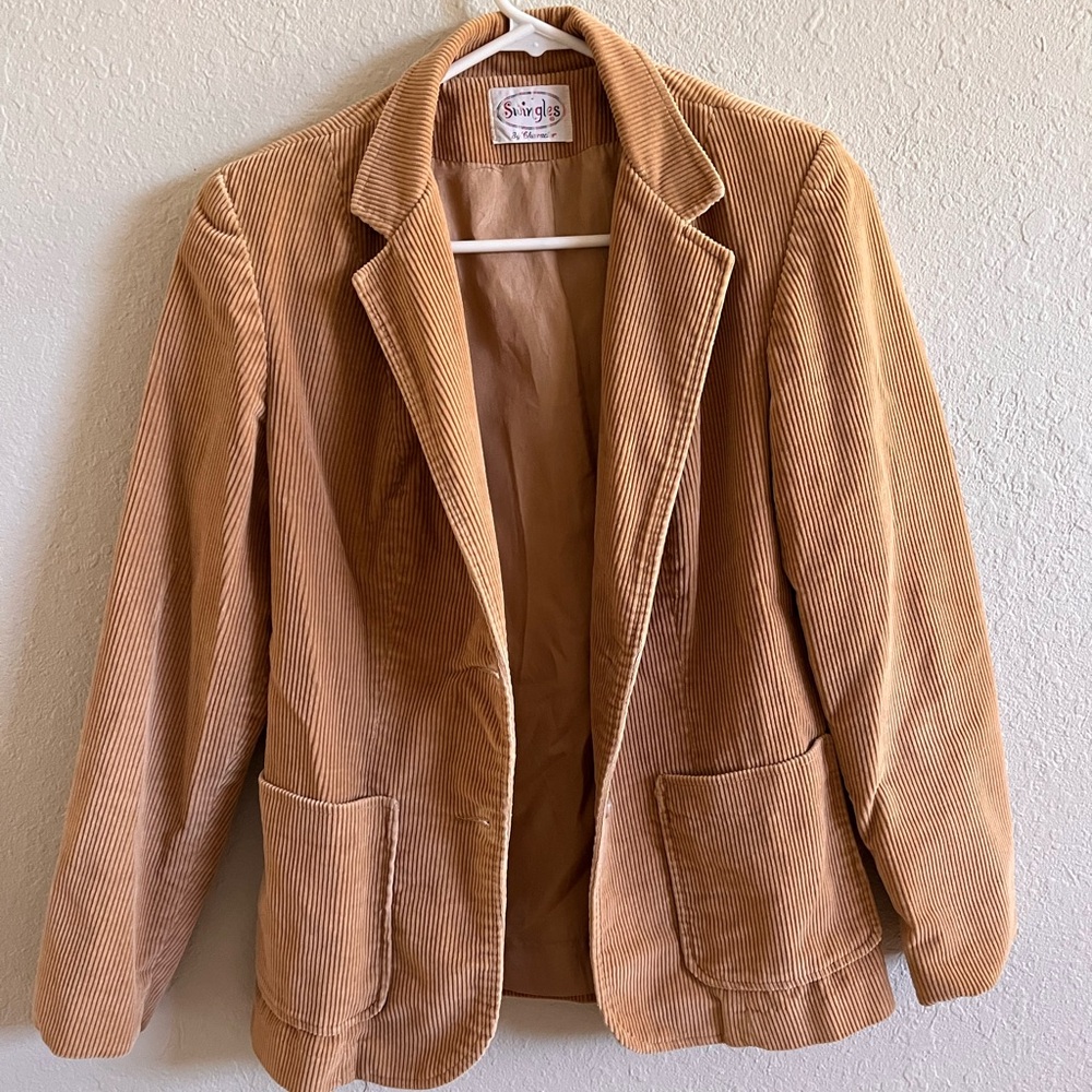 Vintage corduroy blazer.